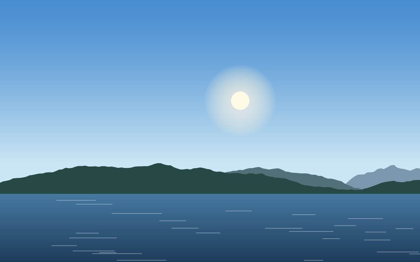 Landschaftsillustration