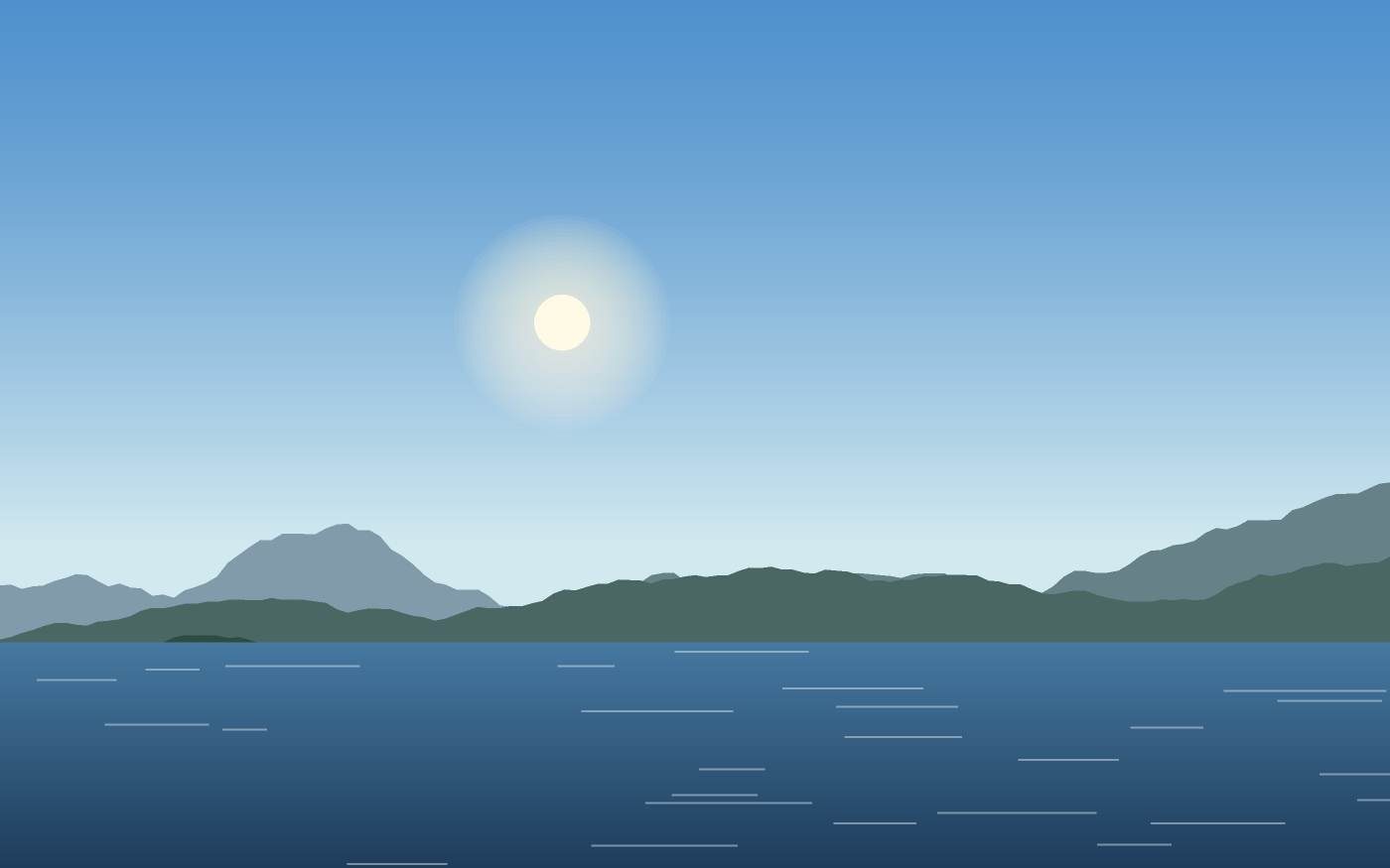 Landschaftsillustration