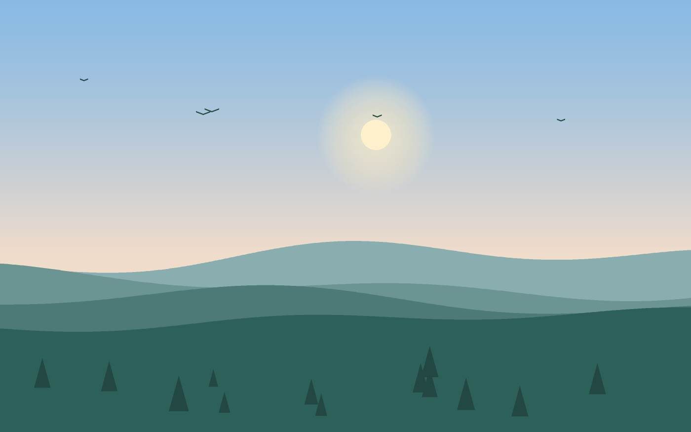 Landschaftsillustration