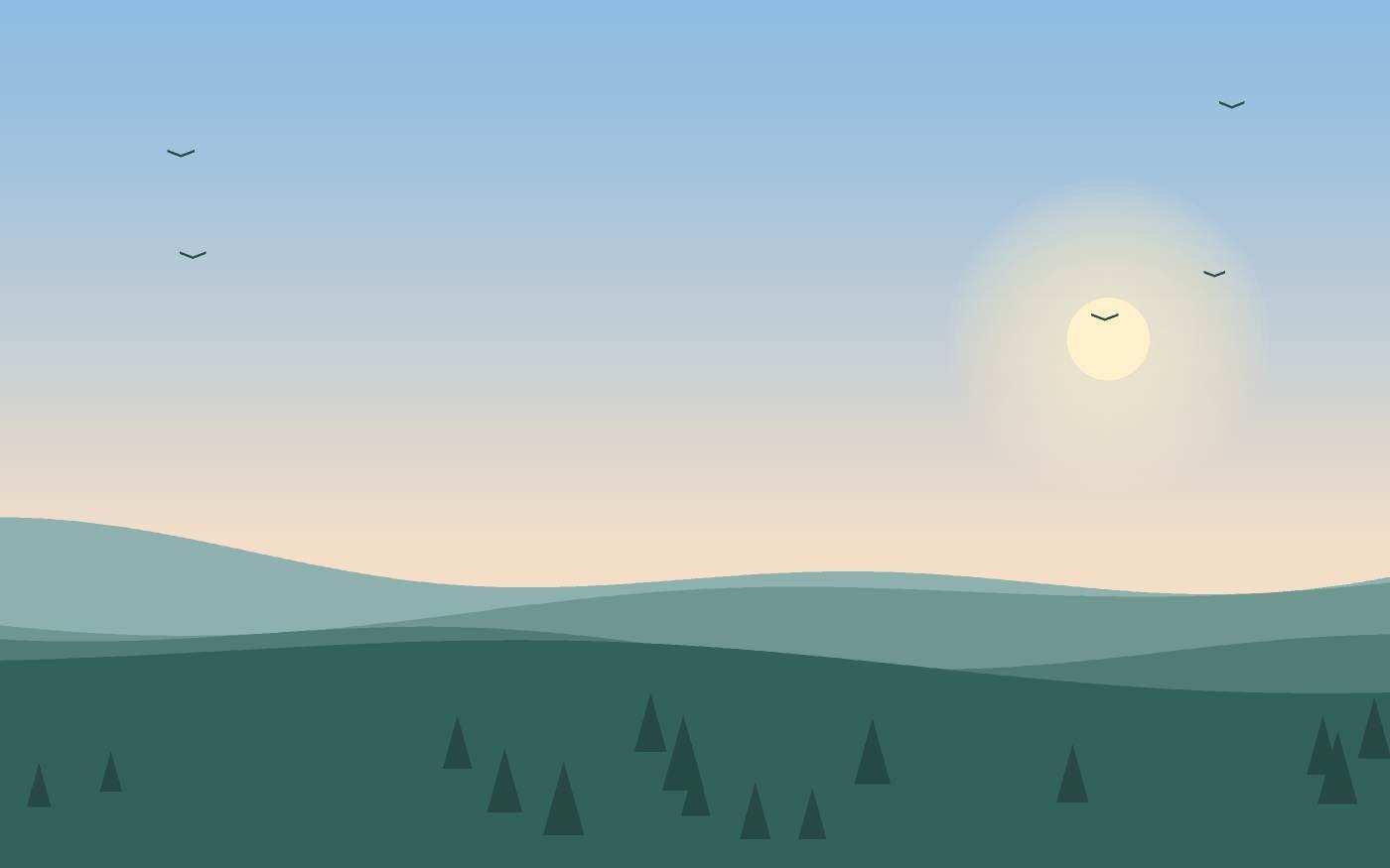 Landschaftsillustration