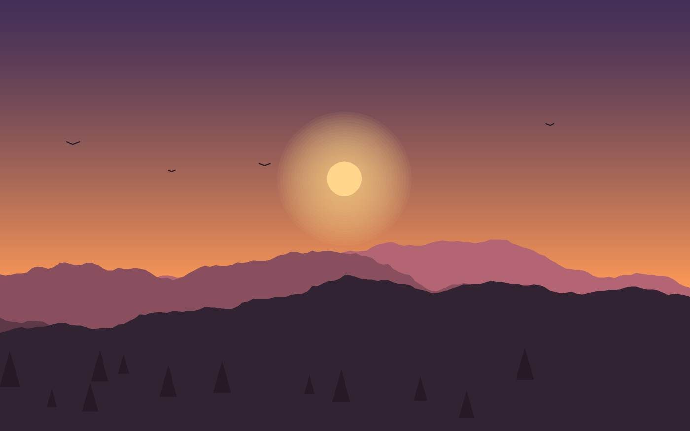 Landschapsillustratie