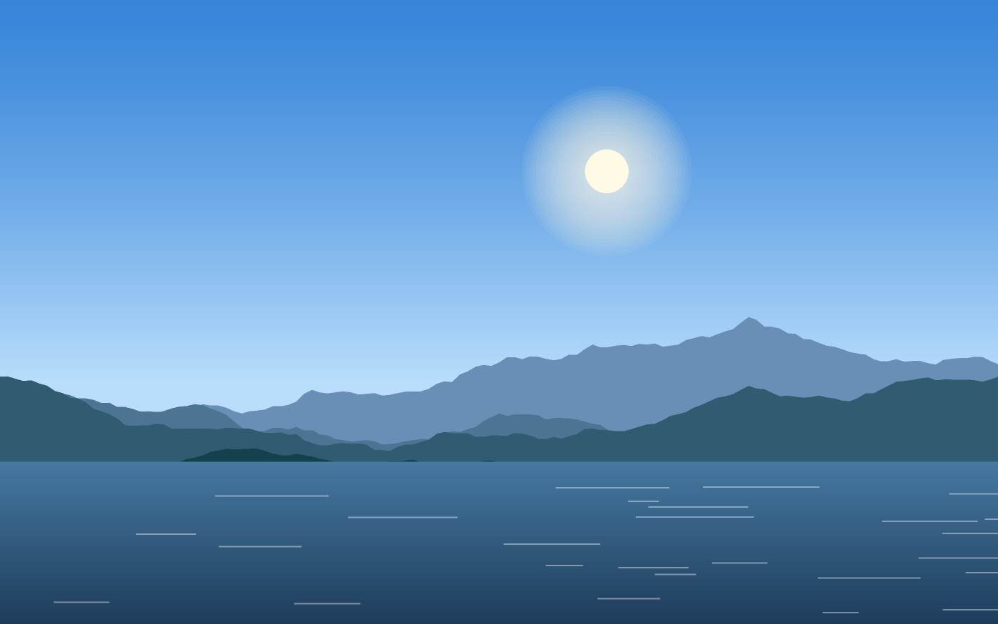 Landschaftsillustration