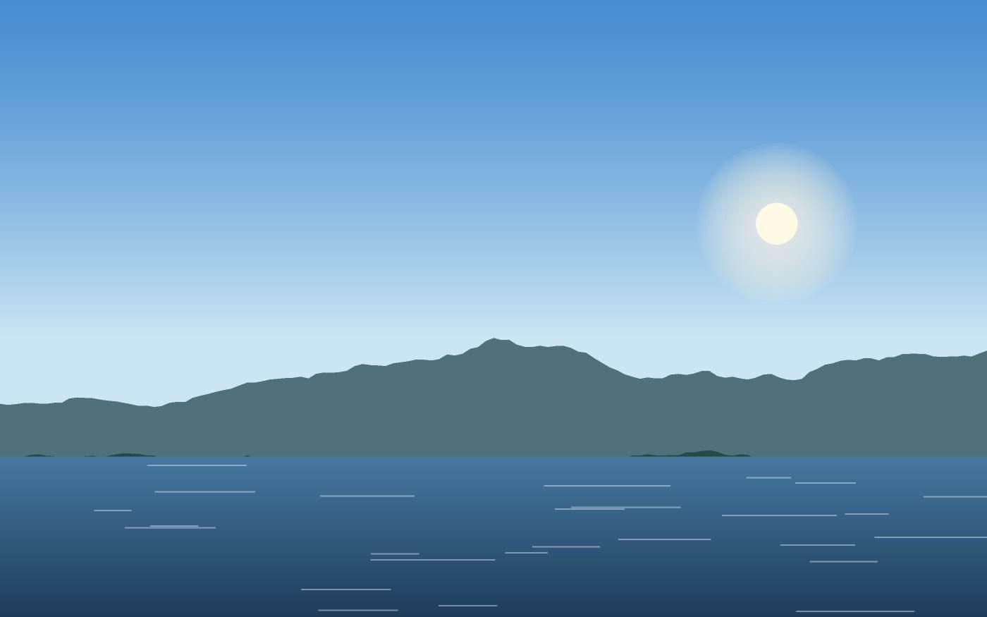 Landschaftsillustration