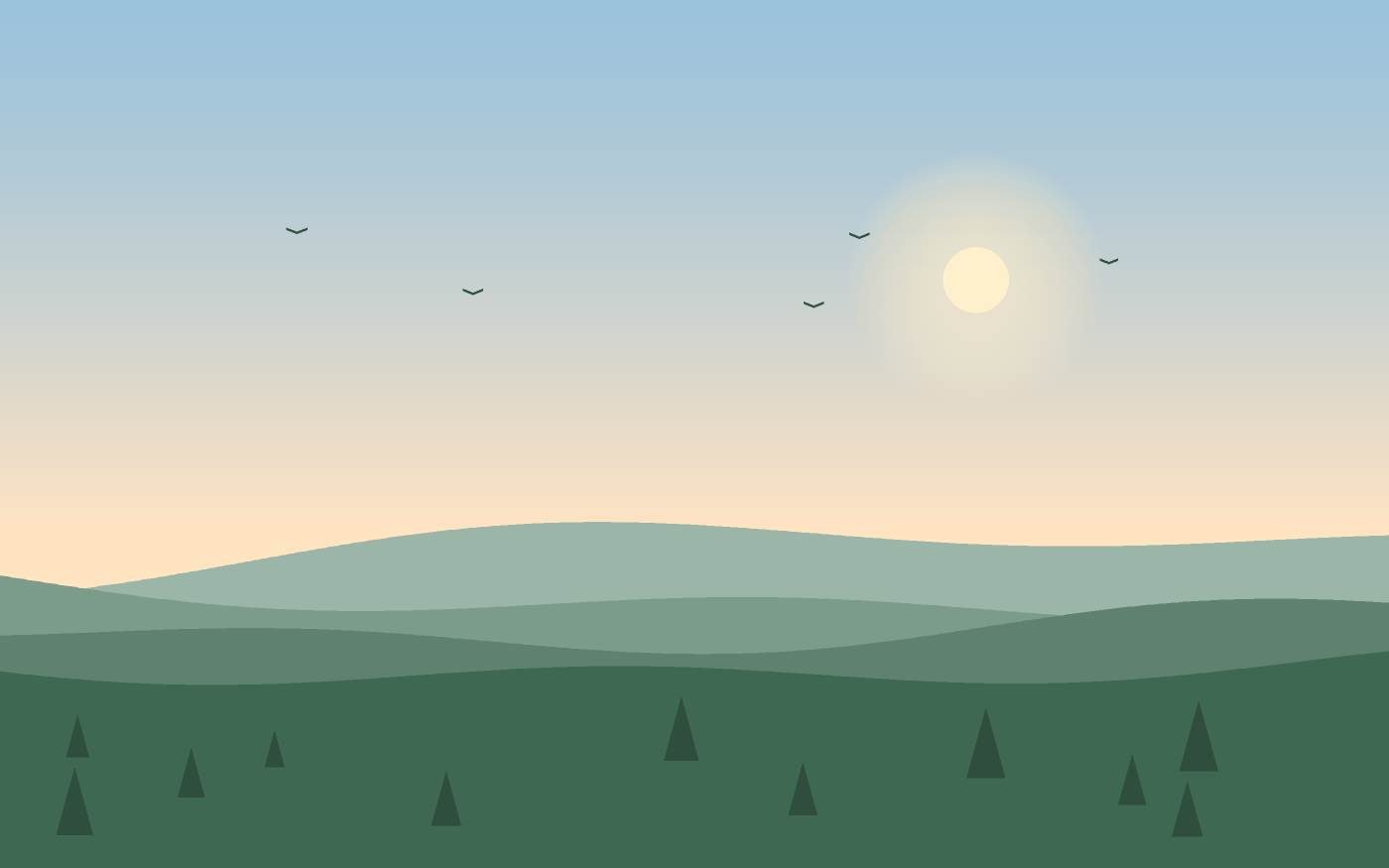 Landschaftsillustration