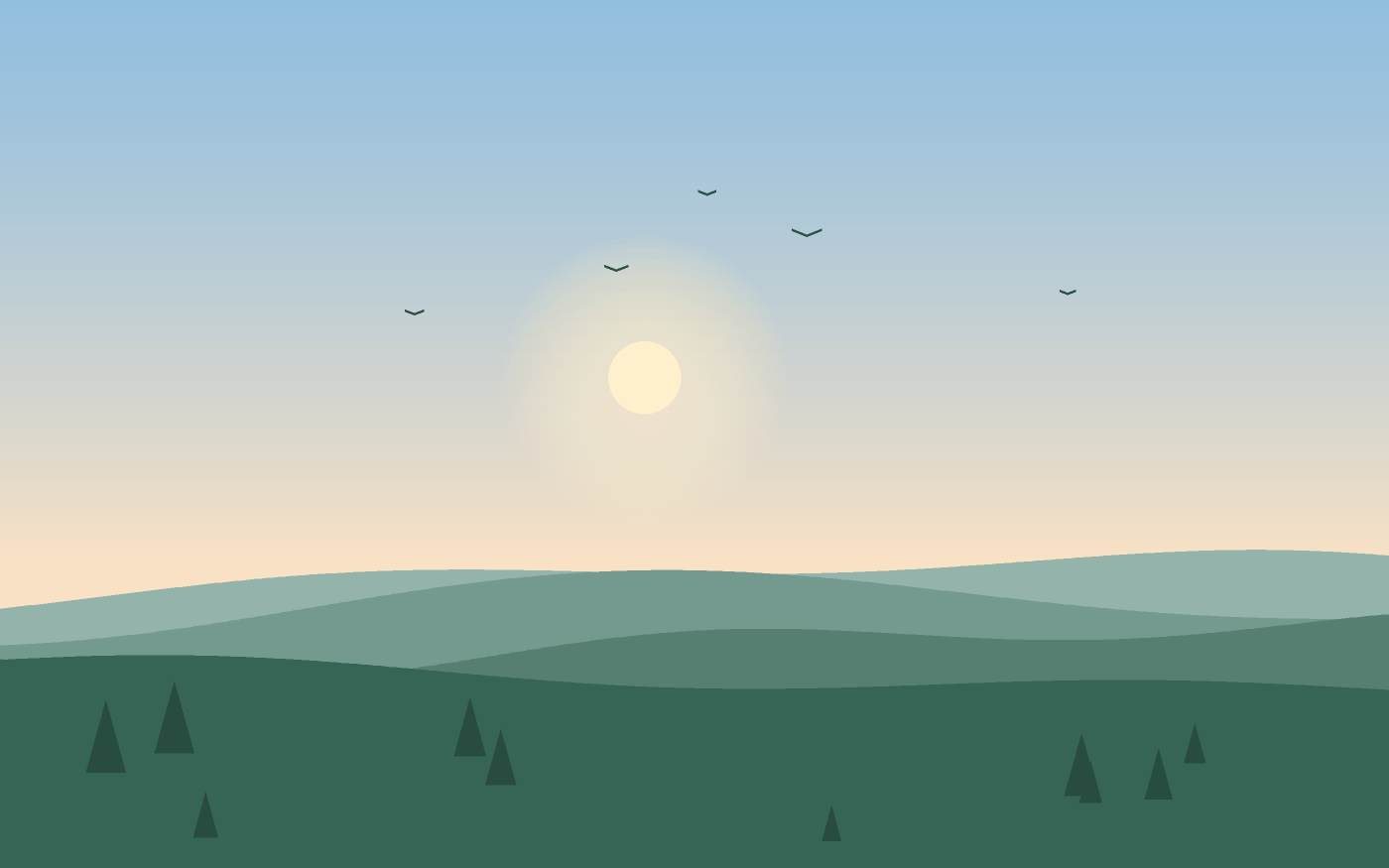 Landschaftsillustration