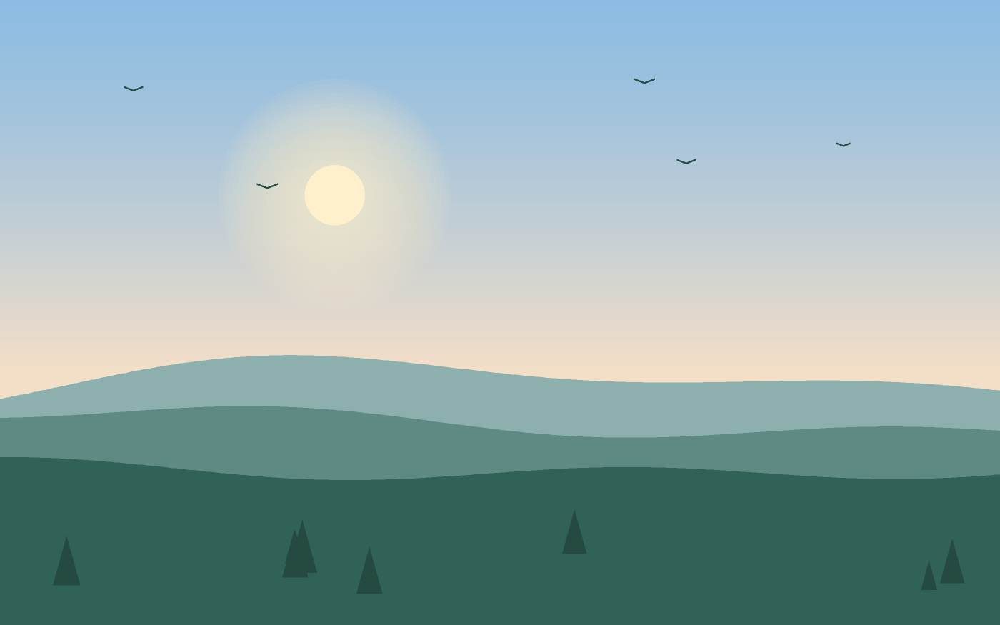 Ilustrace krajiny