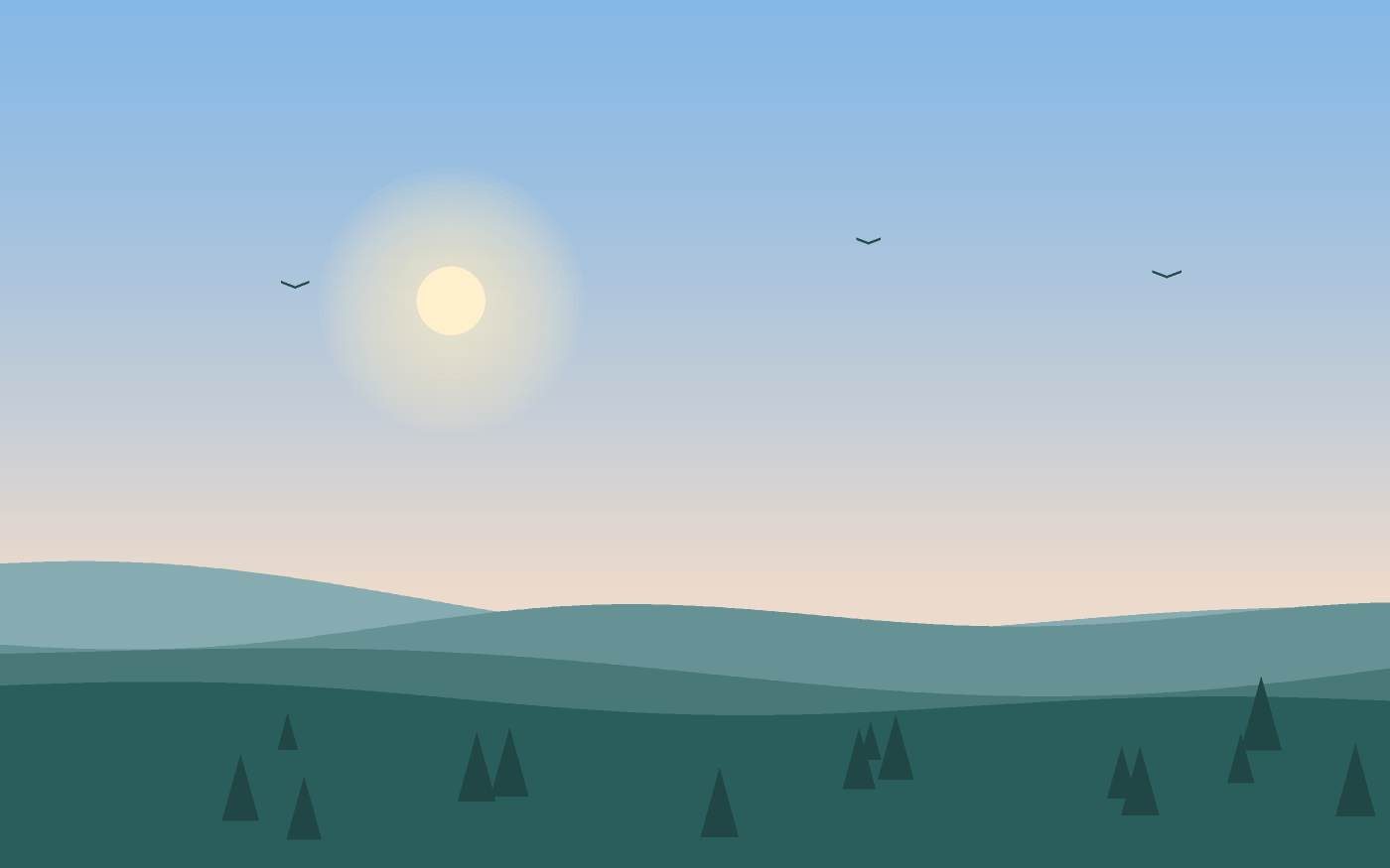 Landschaftsillustration