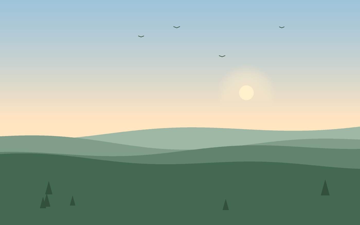 Landschaftsillustration