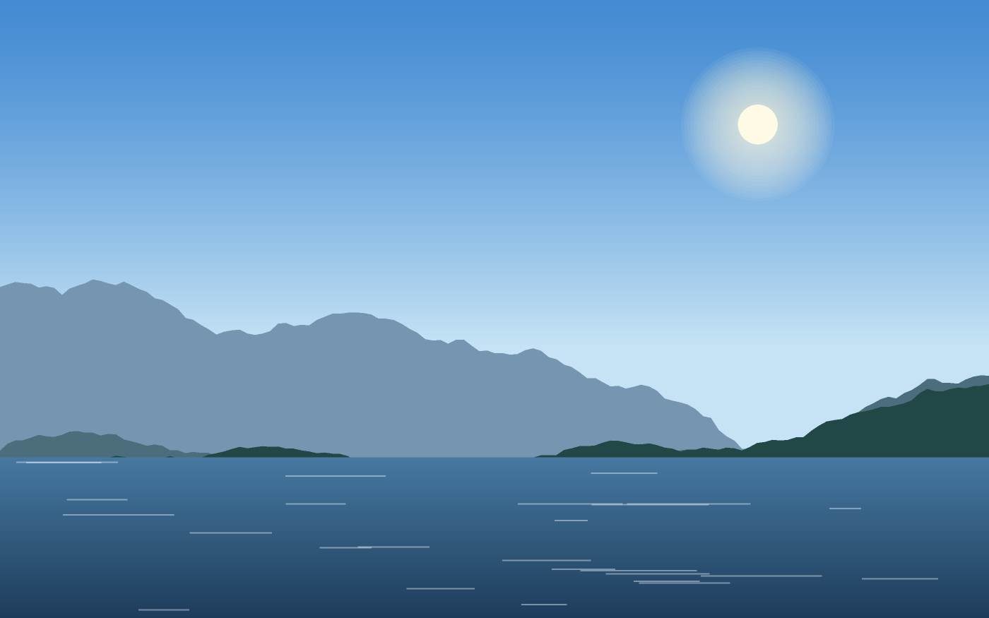 Landschaftsillustration