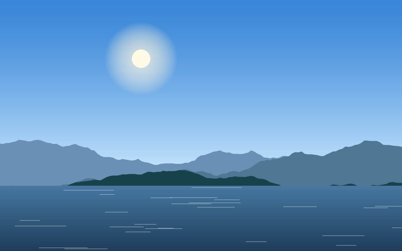 Landschaftsillustration