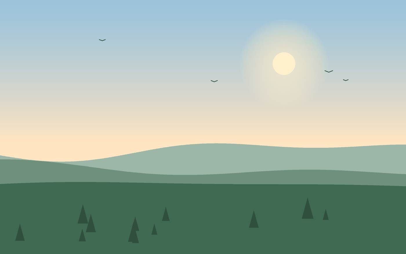 Landschaftsillustration
