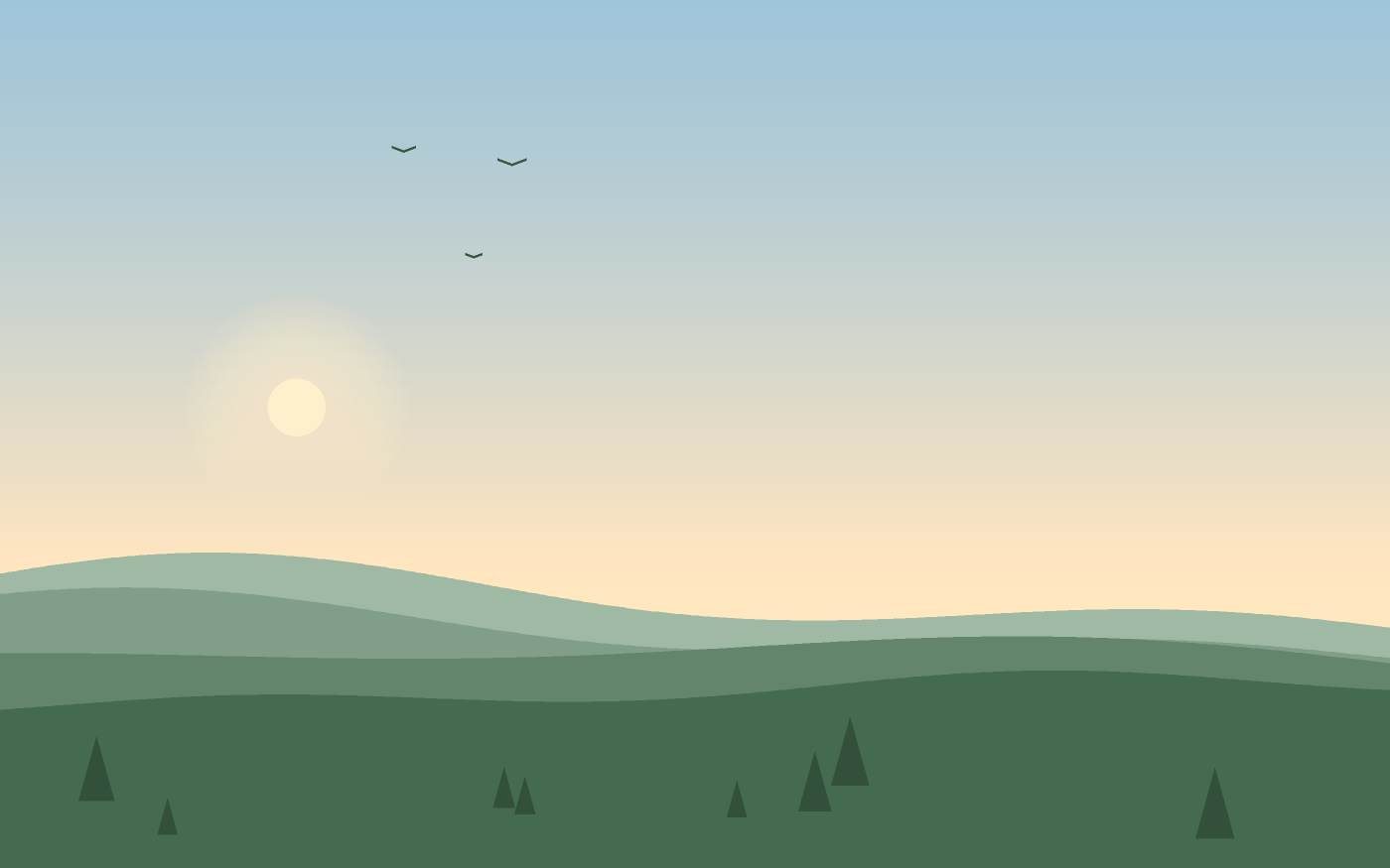 Landskabsillustration