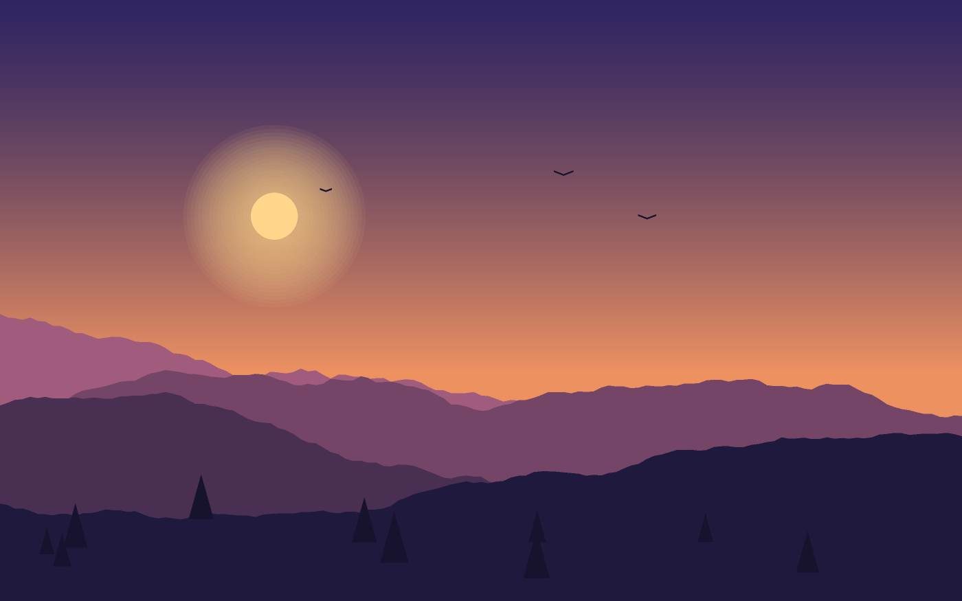 Landskabsillustration