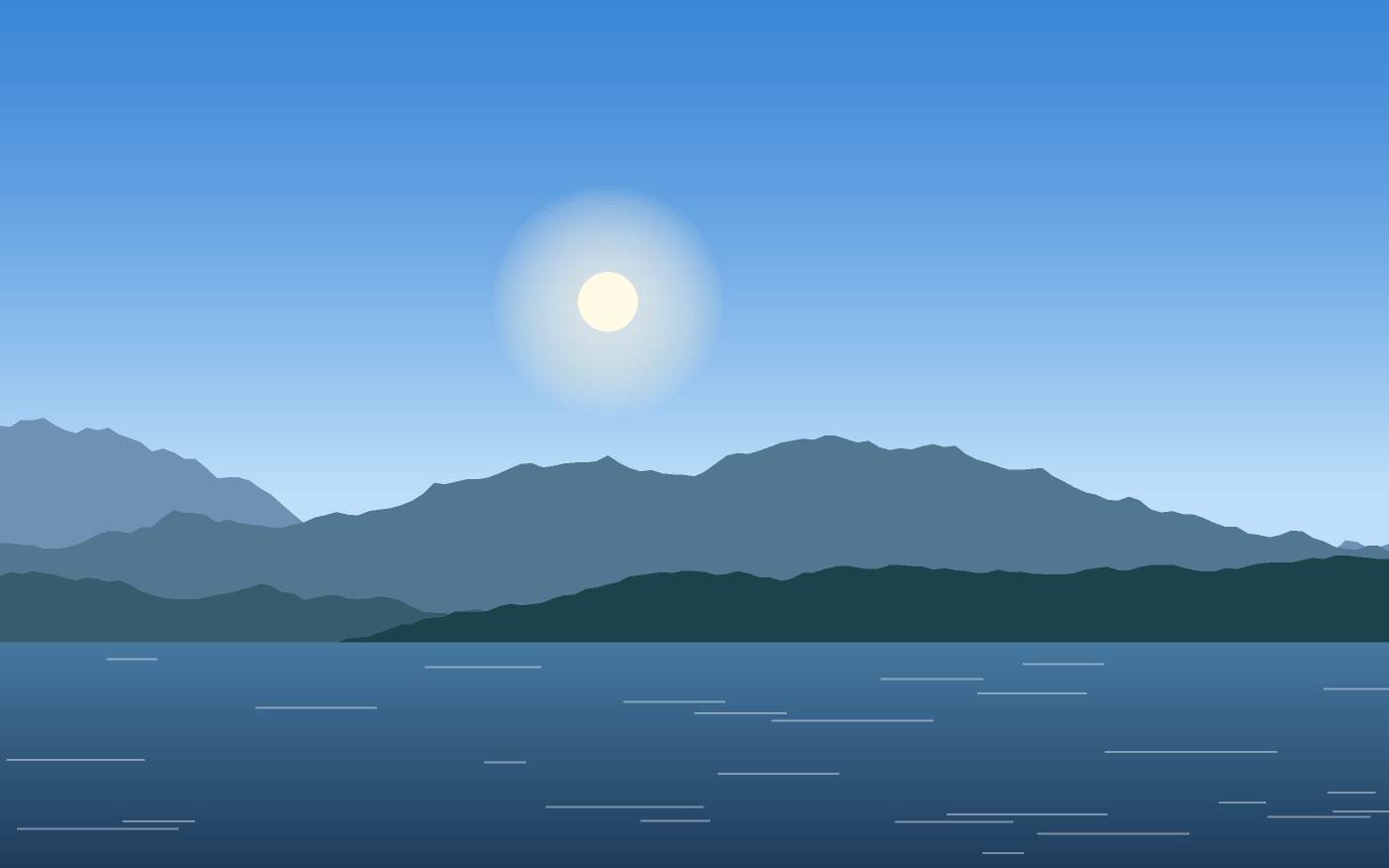 Ilustración de un paisaje