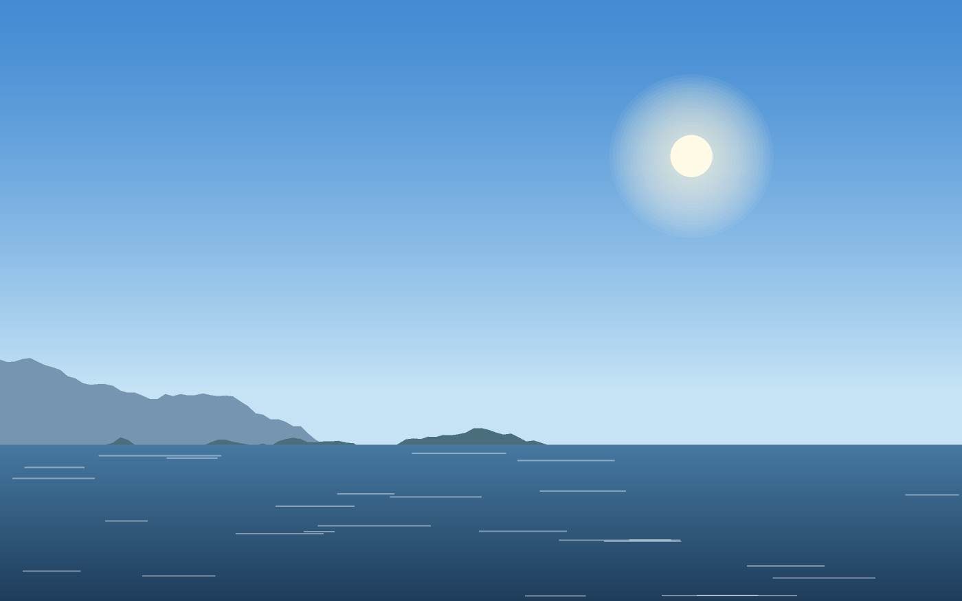 Illustrazione di un paesaggio
