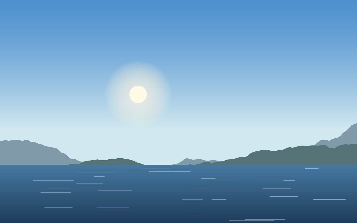 Illustrazione di un paesaggio