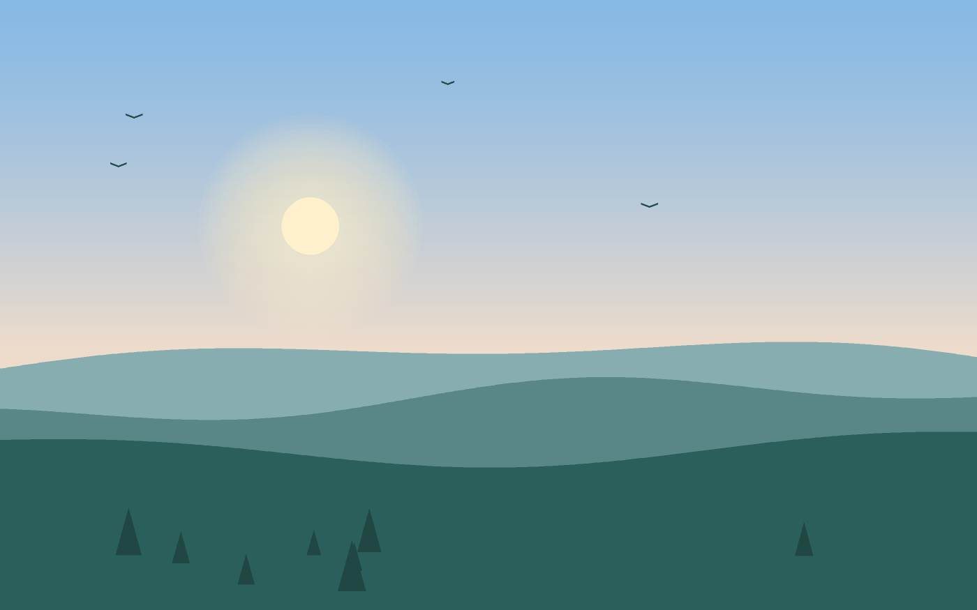 Landschapsillustratie