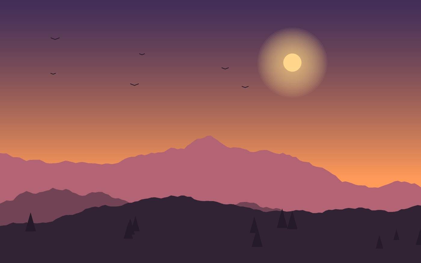 Landschapsillustratie