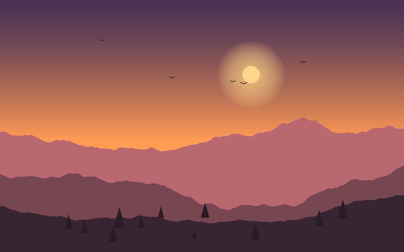 Landschapsillustratie