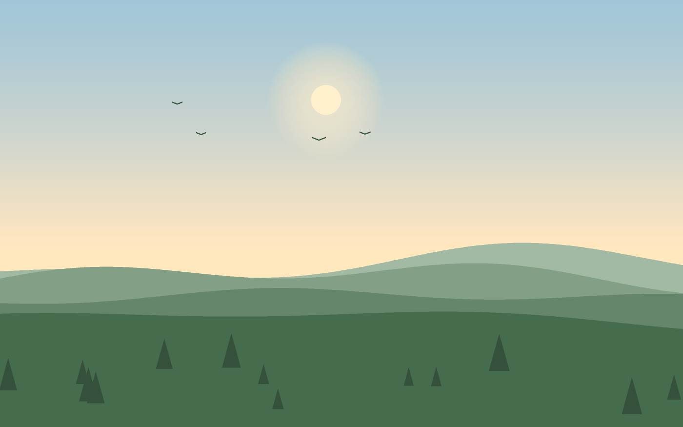 Landskapsillustration